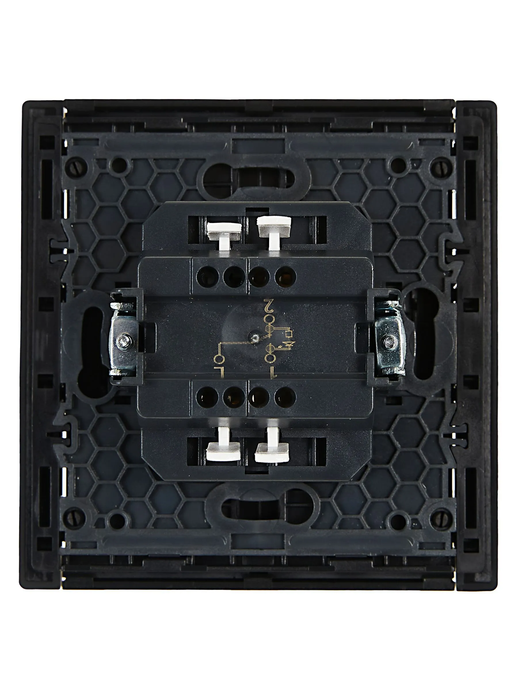 FORTE&PIANO Выключатель 1-клавишный проходной с индикацией 10А FP104 черный IEK - Фото 6