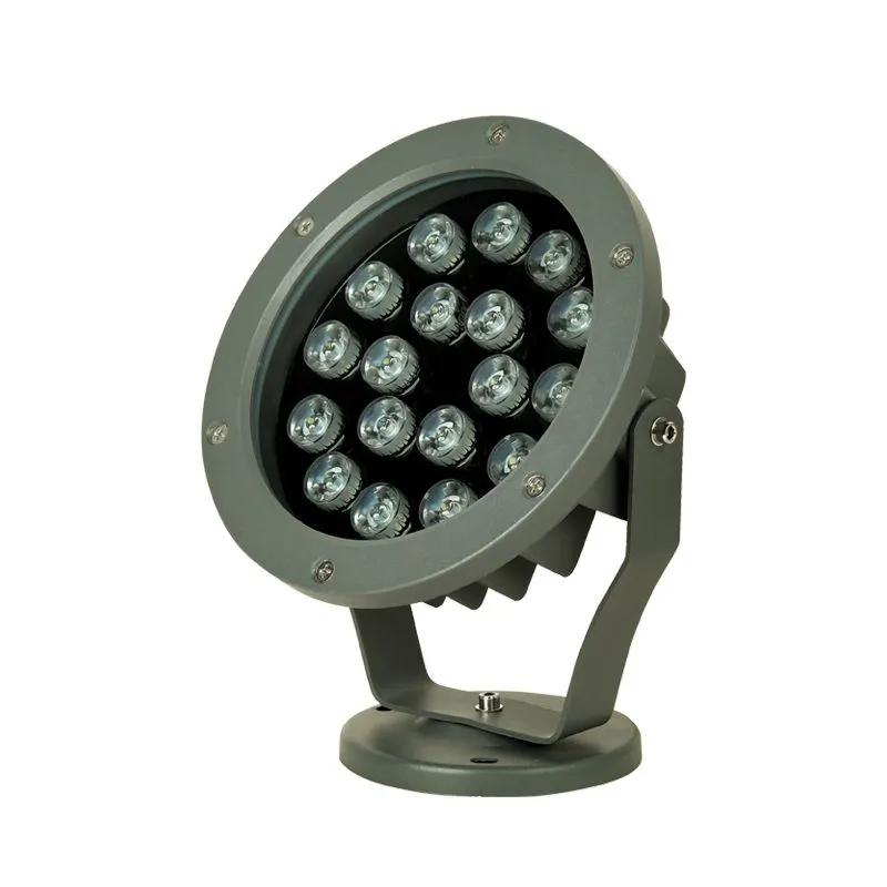 Прожектор светодиодный СДО-АРХИТЕКТОР 20Вт 1600Лм 2700K теплый свет (110-240В, 2PIN, угол рассеивания 14°), серый корпус REXANT 605-031