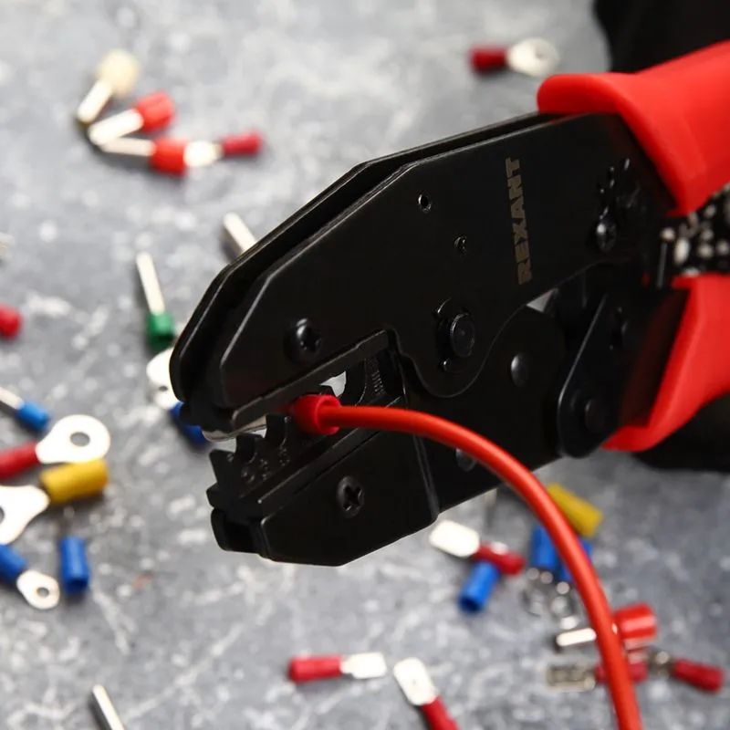 Кримпер HT-336N для обжима изолированных и неизолированных гильз 1,5-10,0мм² REXANT - Фото 3