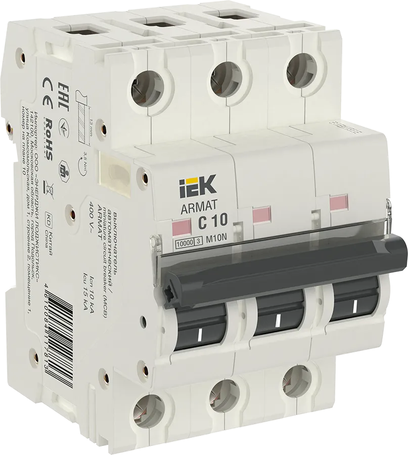 ARMAT Автоматический выключатель M10N 3P C 10А IEK