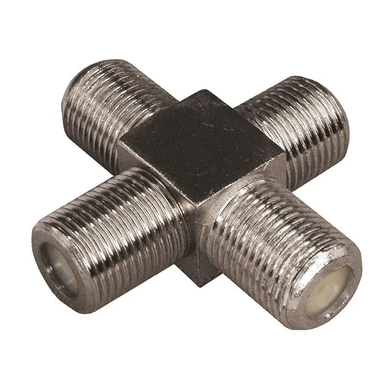 Переходник антенный, (4 гнезда F), четверник, 1 шт. REXANT - Фото 4