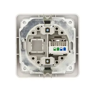 Лондон Розетка Phone 1-местная белая EKF - Фото 14