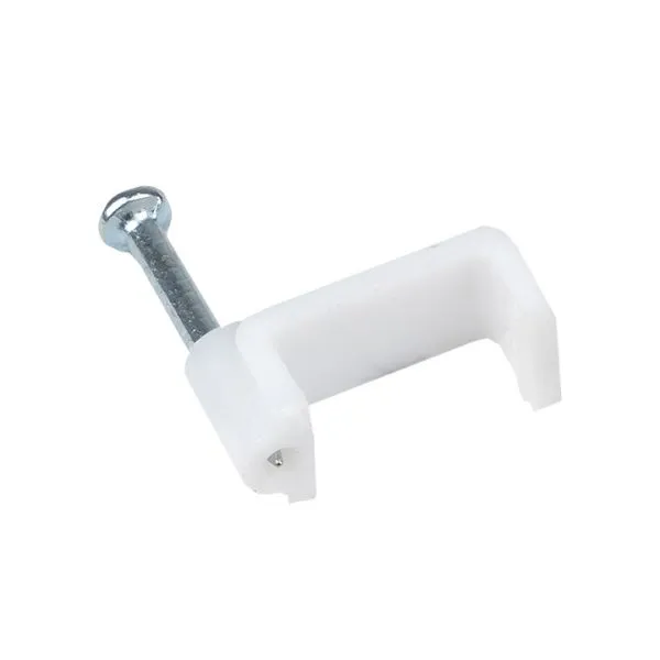 Скоба крепежная квадратная (плоская) (12мм.) (50шт.) EKF - Фото 2