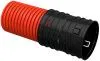 Труба гофрированная двустенная ПНД d=200мм красная (25м) IEK CTG12-200-K04-025-R