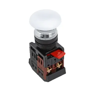 Кнопка AEA-22 белая NO+NC Грибок EKF pbn-aea-w