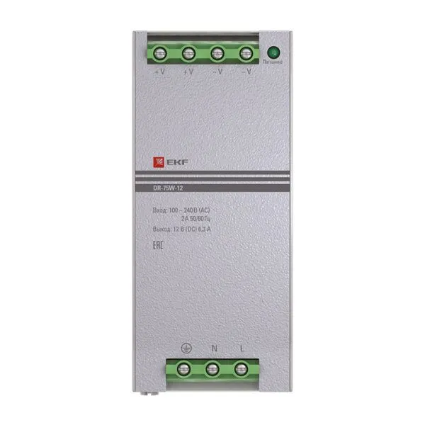 Блок питания 12В DR-75W-12 - Фото 2