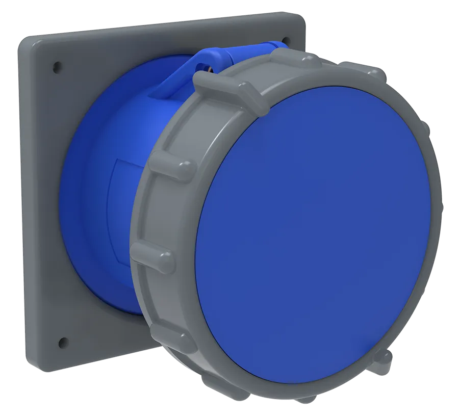 Розетка встраиваемая MAGNUM ССИ-433 63А-6ч/200-250В 2P+PE IP67 IEK