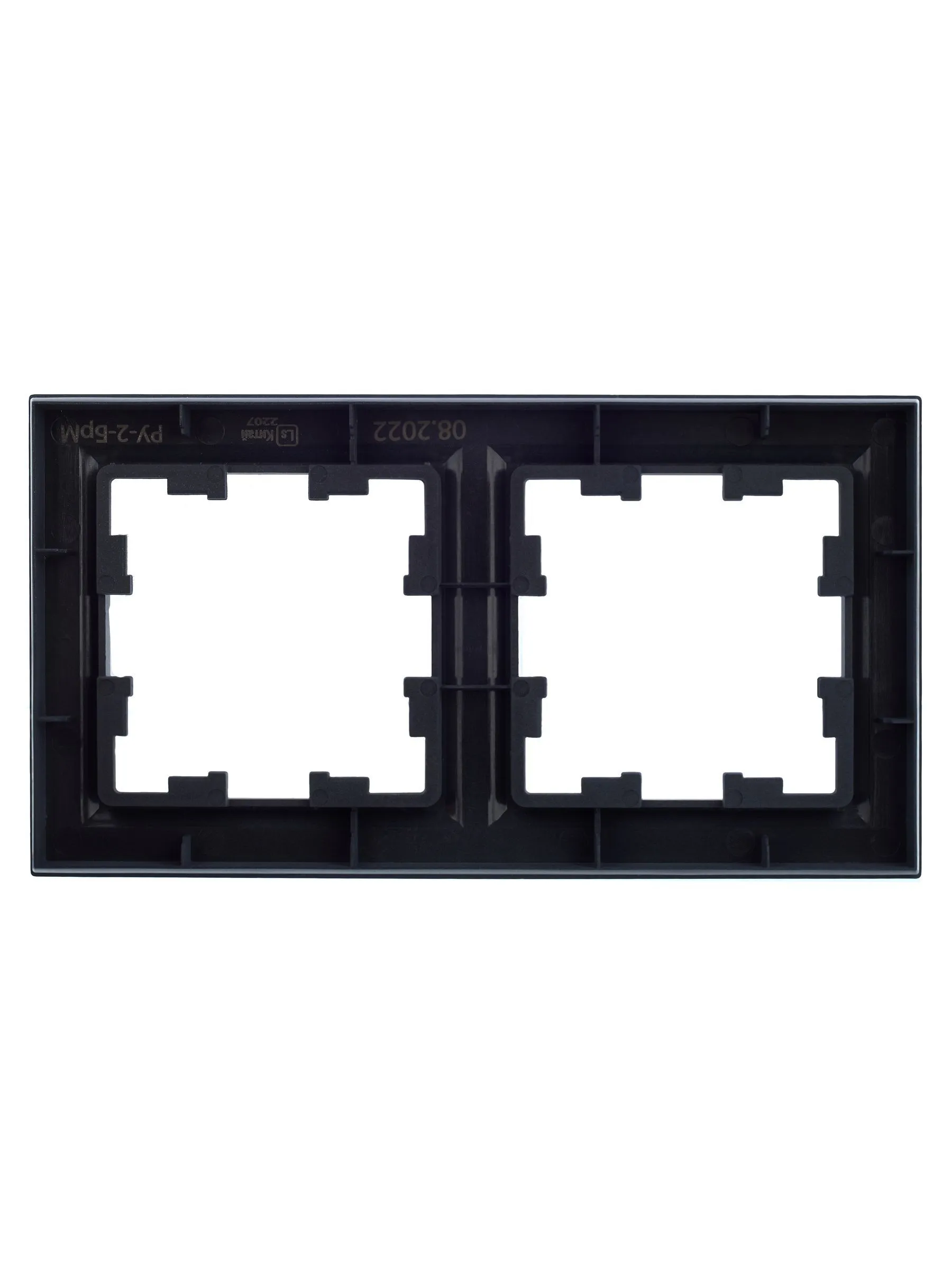 BRITE Рамка 2-местная РУ-2-БрМ маренго IEK - Фото 2