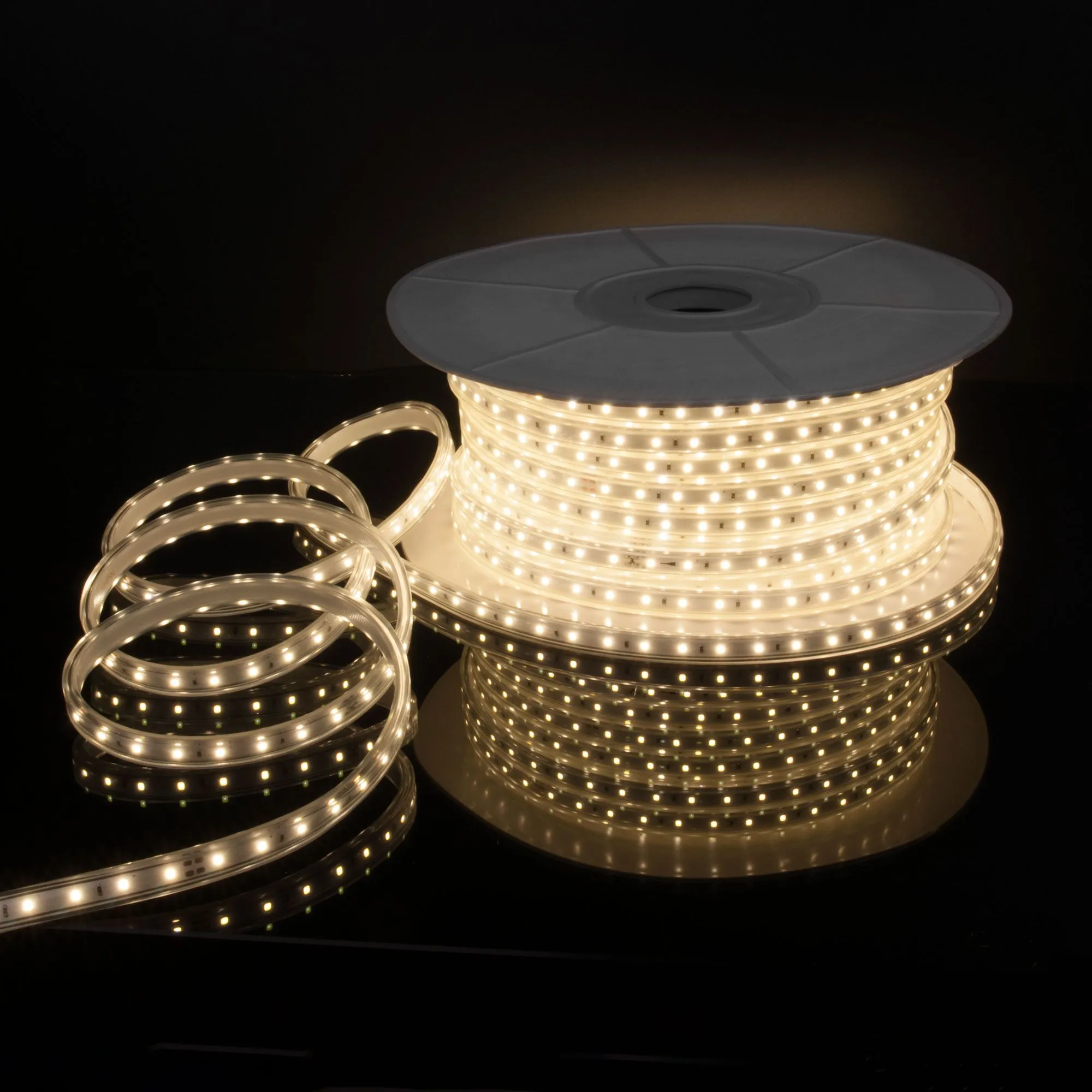 Лента светодиодная 220V 14,4W 120Led 2835 IP65 дневной белый, 50 м Elektrostandard - Фото 2