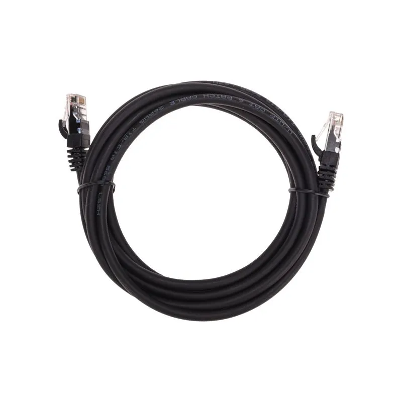 Патч-корд U/UTP, CAT 6, RJ45-RJ45, 26AWG, LSZH, черный, 3м REXANT
