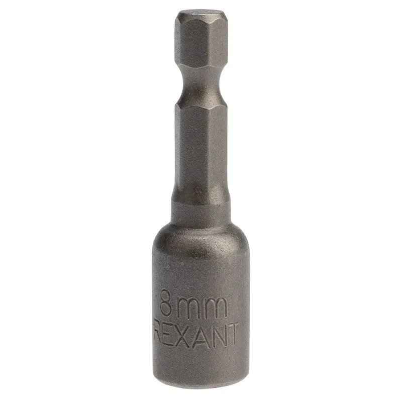 Ключ-насадка 1/4" магнитный 8х48мм (20 шт/уп ) REXANT 92-0401