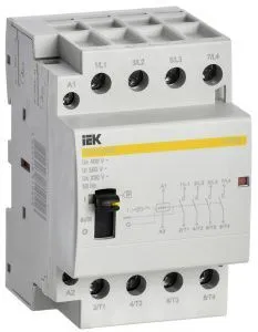 Контактор модульный с ручным управлением КМ63-40МР AC KARAT IEK MKK22-63-40