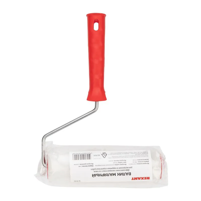 Валик вспененный пенополиуретан, ширина ролика 180 мм,  Ø 42 мм, бюгель 6 мм REXANT - Фото 4