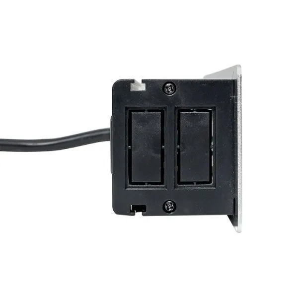 Встраиваемый настольный розеточный блок, 8 модулей, C-Line - Фото 4