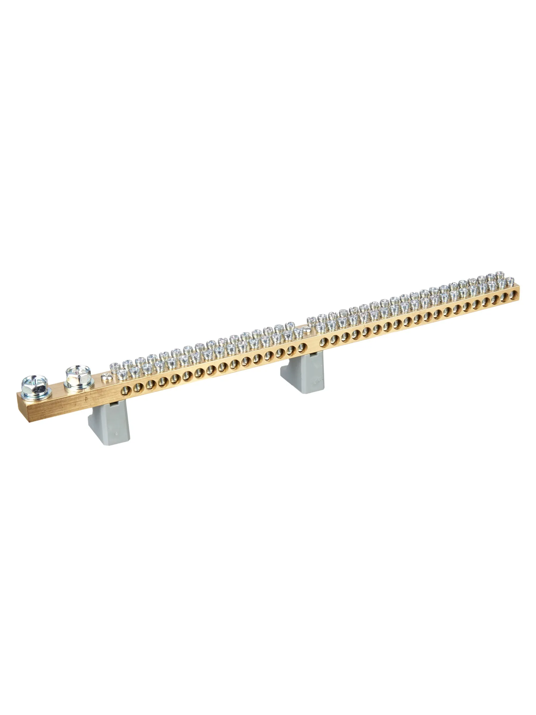 Шина N "ноль" на двух угловых изоляторах 200А ШНИ-10х18-72-L2-С IEK - Фото 2