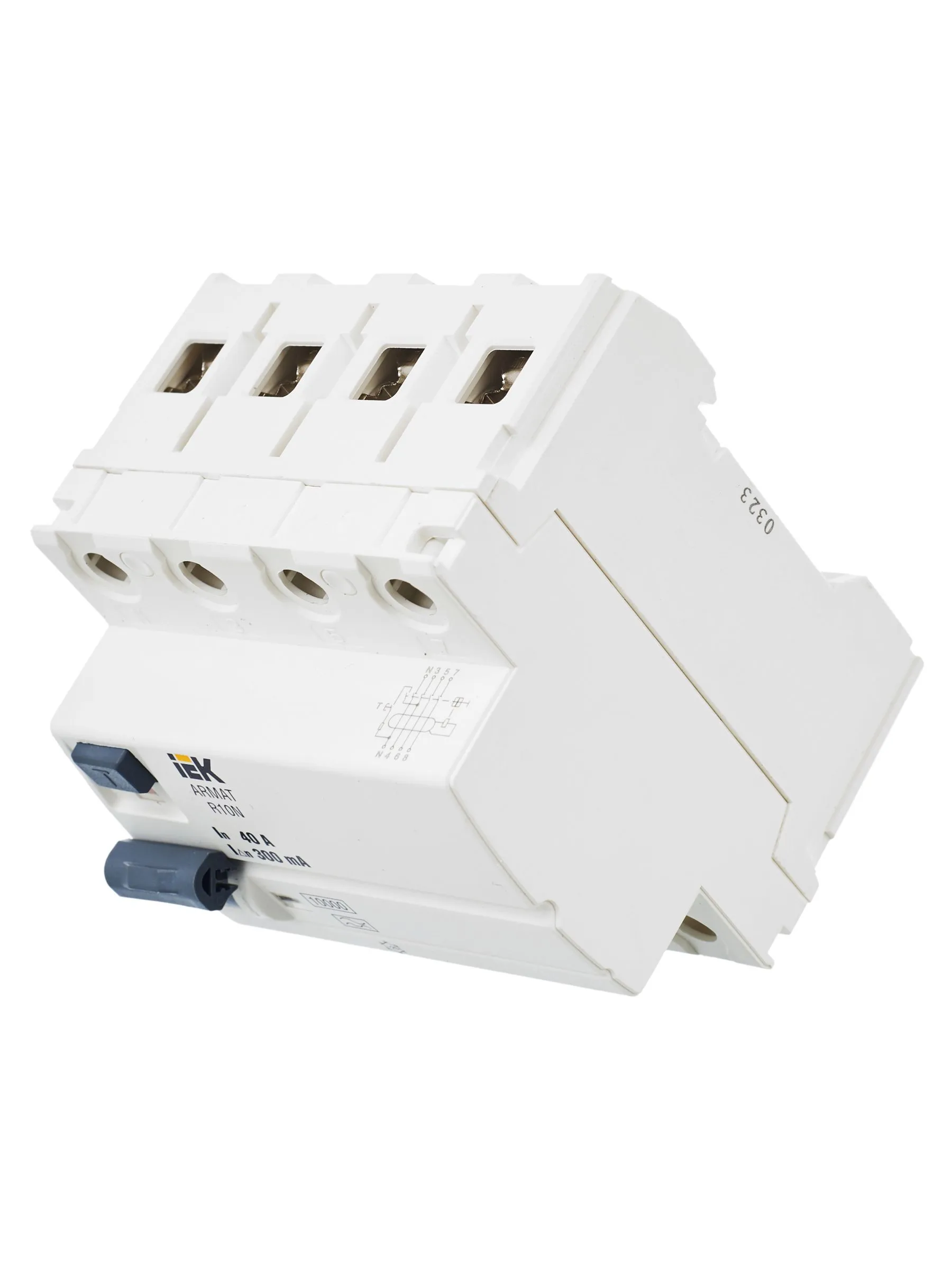 ARMAT Выключатель дифференциального тока R10N 4P 40А 300мА тип A IEK - Фото 6
