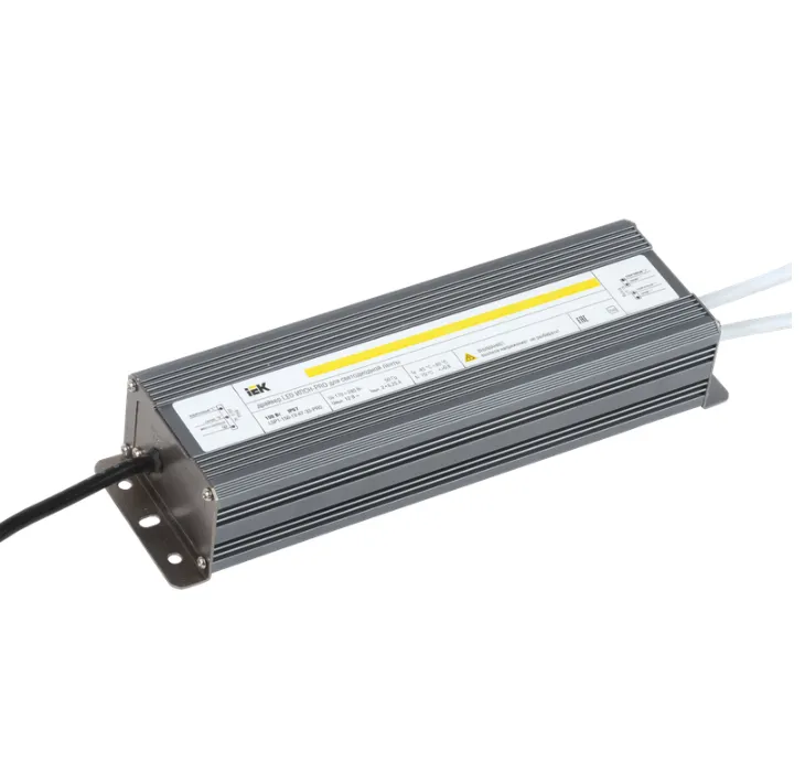 Драйвер LED ИПСН-PRO 150Вт 12В блок-шнуры IP67 IEK LSP1-150-12-67-33-PRO
