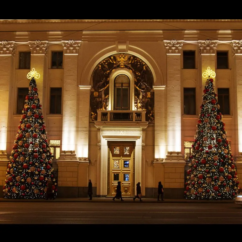 Елочная фигура Шар, 15 см, цвет красный матовый - Фото 2