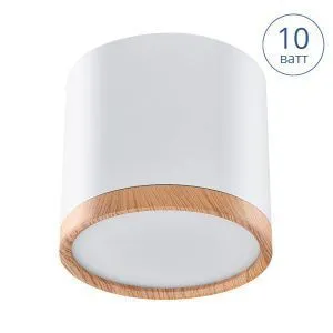 Светильник светодиодный накладной 10Вт 750Лм 4000К WOLTA SPOT07-CLL10W-1