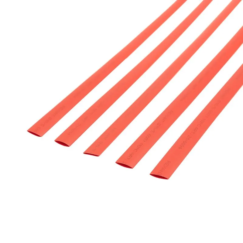 Трубка термоусаживаемая ТУТ нг 10,0/5,0мм, красная, упаковка 50 шт. по 1м REXANT - Фото 3