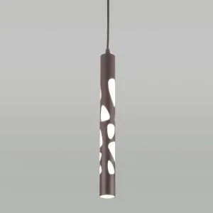 Светильник светодиодный подвесной DLR037 12W 4200K кофейный Elektrostandard Eurosvet a044558