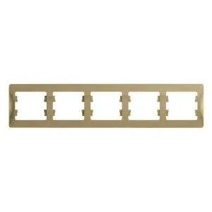 Рамка 5-м Glossa горизонт. титан SE GSL000405 1063770