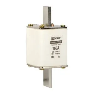 Плавкая вставка ППН-37 400/160А габарит 2 EKF fus-37/400/160