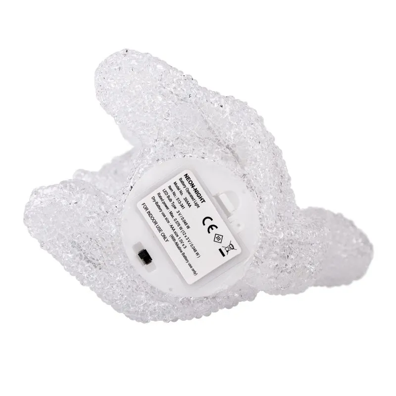 Акриловая светодиодная фигура Белка 17,5х12х18 см, 4,5 В, 3 батарейки AAA (не входят в комплект), 12 светодиодов NEON-NIGHT - Фото 5