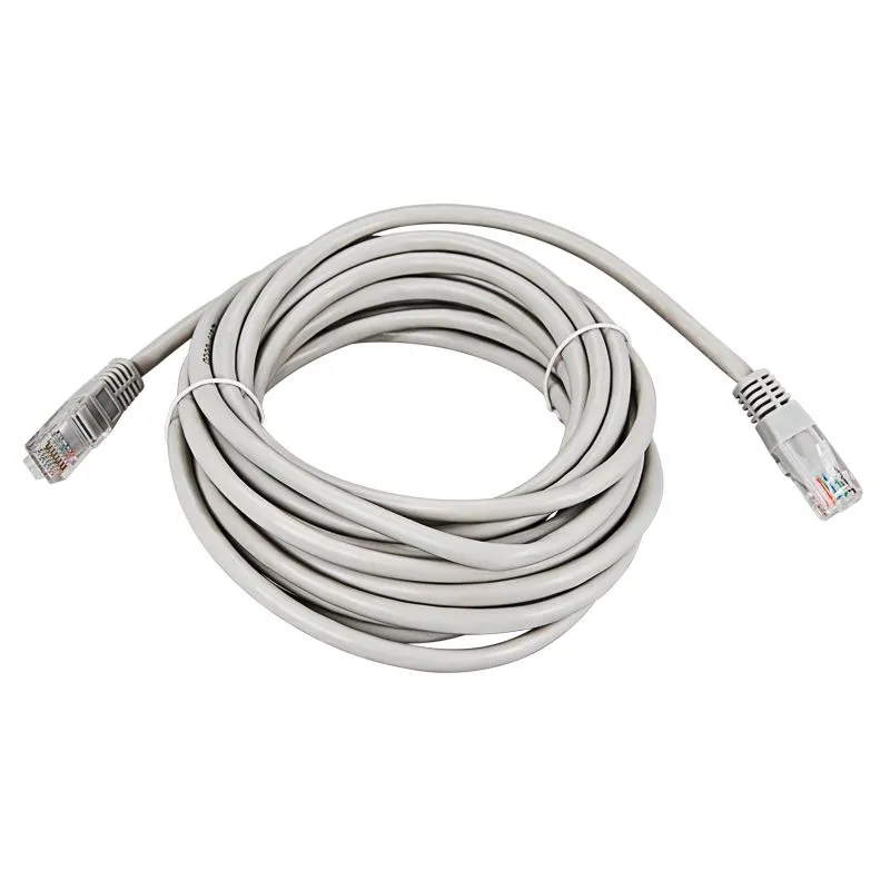 Шнур коммутационный, патч-корд U/UTP RJ45-RJ45, CAT 5e, PVC серый, 3м REXANT - Фото 2