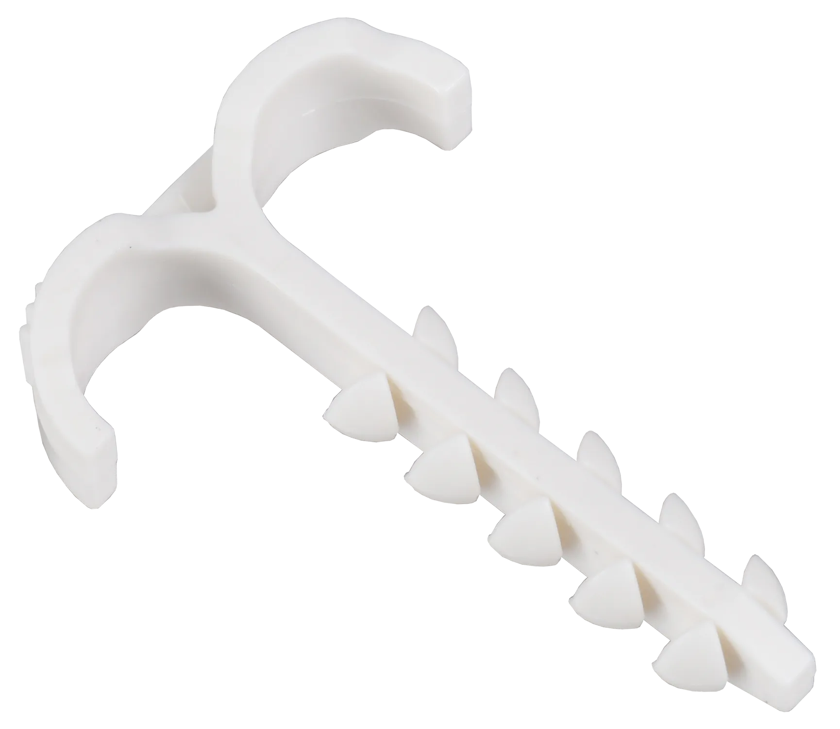 Дюбель-хомут Т-образный 4-12мм нейлон белый (100шт/упак) IEK