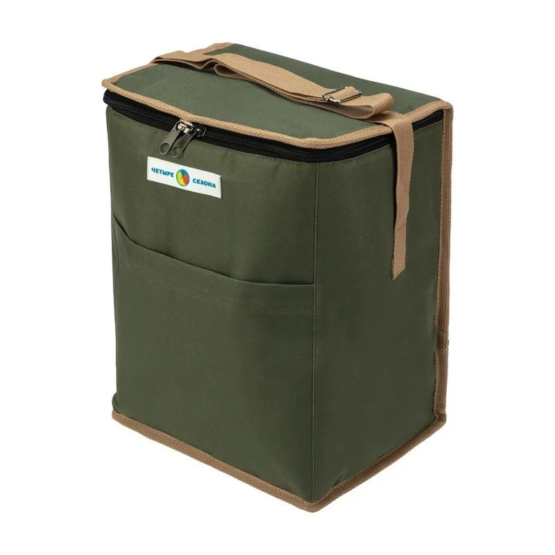Сумка-холодильник (термосумка) 15л, 2 слоя утепления ЧЕТЫРЕ СЕЗОНА 80-0283