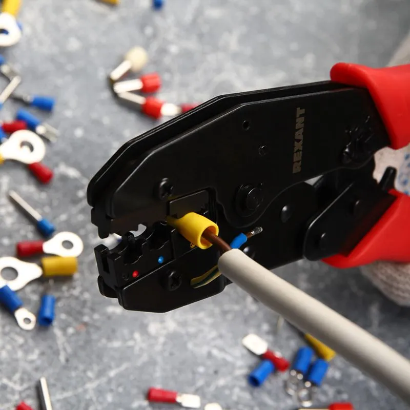 Кримпер HT-336H для обжима изолированных автоклемм 0,5-6,0мм² REXANT - Фото 3