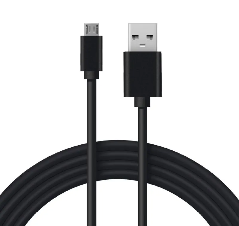 Кабель USB-A – micro USB, 1А, 1м, ПВХ, черный REXANT