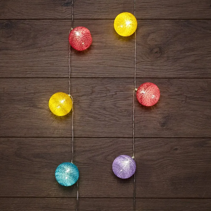 Тайские фонарики Фейерверк 5 м, 25 LED, прозрачный ПВХ, теплый белый, питание USB NEON-NIGHT