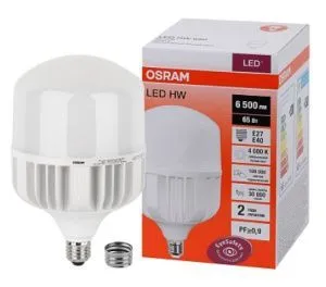 Лампа светодиодная LED HW T, 65Вт, 6500лм, 4000К, цоколь E27/E40 OSRAM 4058075576896