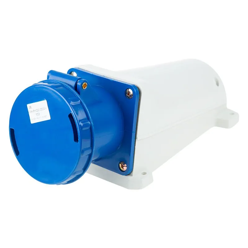 Розетка 133 стационарная 2Р+РЕ 63А 220В IP67 REXANT - Фото 2