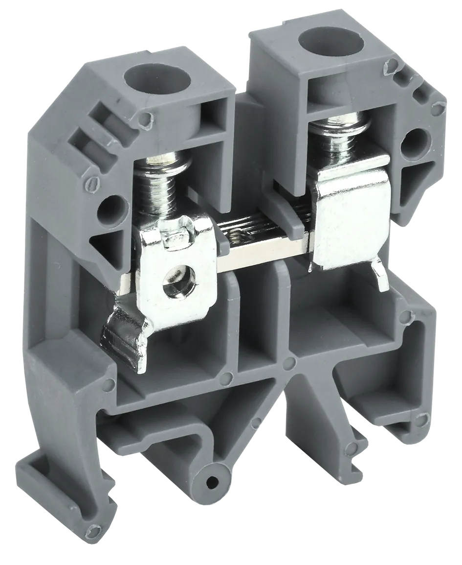 Клемма винтовая КВИ-10мм2 серая IEK