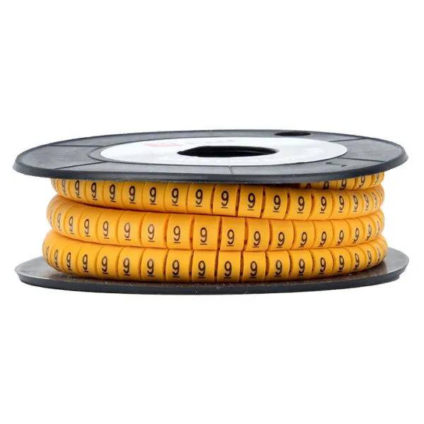 Маркер кабельный 2,5 мм2 "9" (1000 шт.) (ЕС-1) EKF - Фото 5