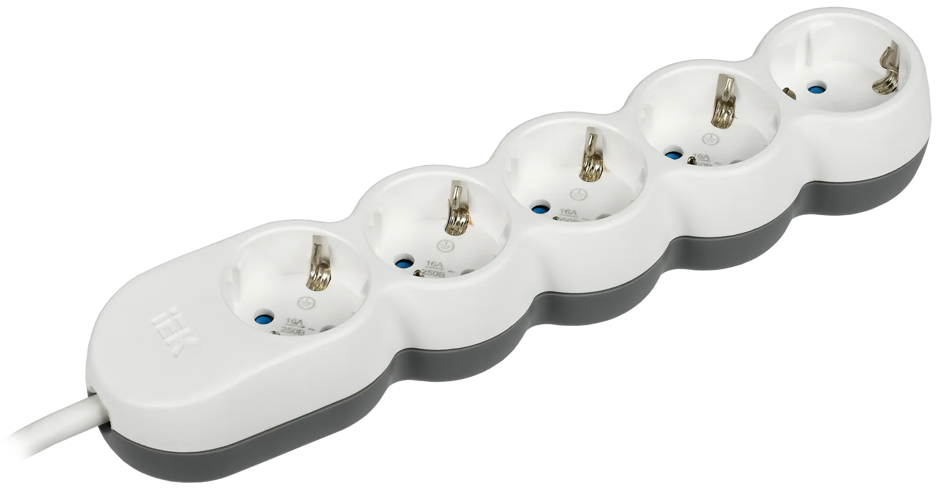 Удлинитель У05 5 мест с заземлением 5м 3х1,5мм2 16А/250В UNO IEK