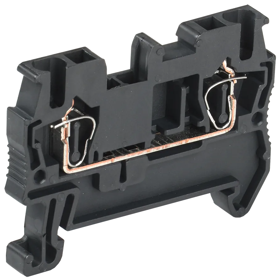 Клемма пружинная КПИ 2в-2,5 31А черная IEK