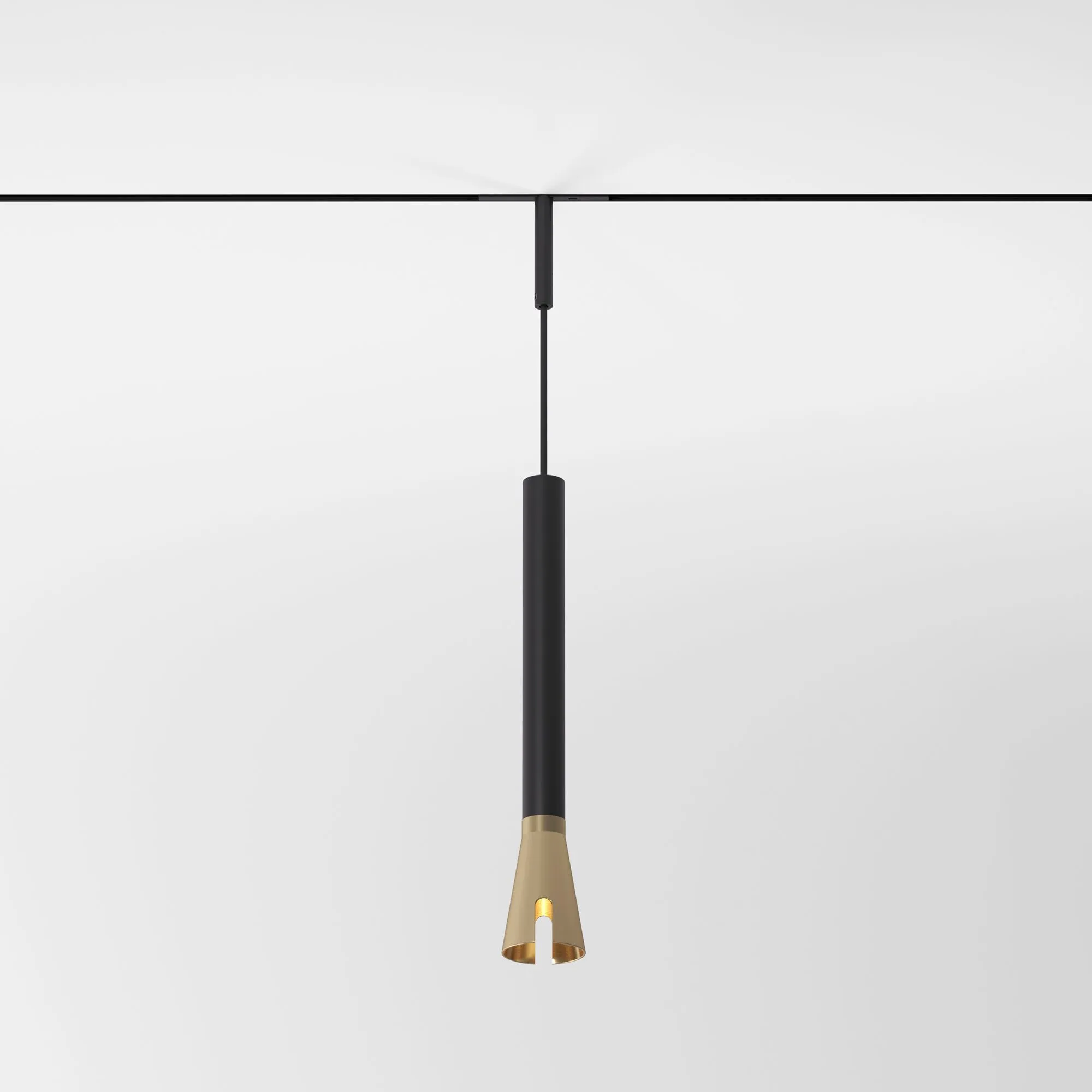 Mini Magnetic Трековый светильник 3W 3000K (черный/латунь) 85165/01  - Фото 2