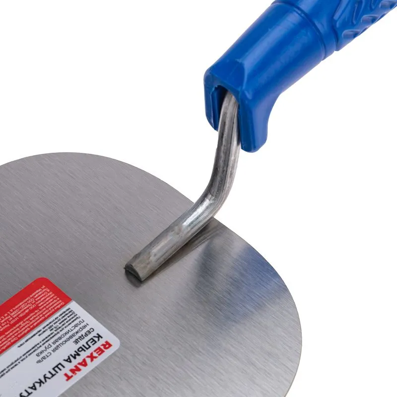 Кельма штукатура, нержавеющая сталь, 175мм, пластиковая ручка REXANT - Фото 4