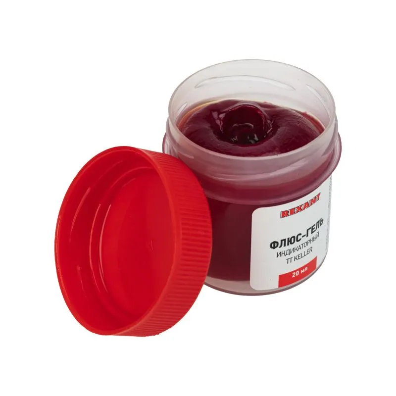 Флюс-гель для пайки, TT KELLER индикаторный, 20мл, банка REXANT - Фото 3