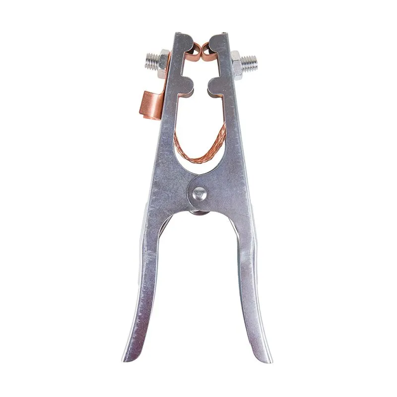 Клемма заземления типа «крокодил» 500 А 200 мм для сварки REXANT - Фото 2