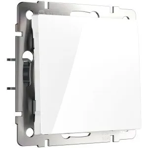 Перекрестный выключатель одноклавишный (белый) Werkel W1113001