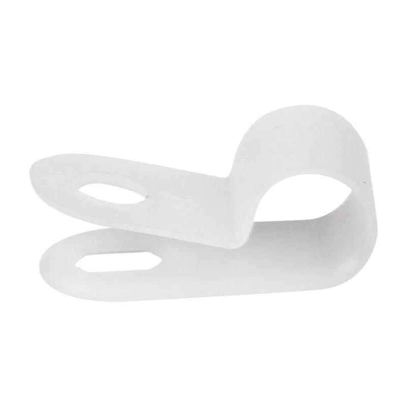 Скоба под винт 6мм, белая (50 шт/уп) REXANT - Фото 3