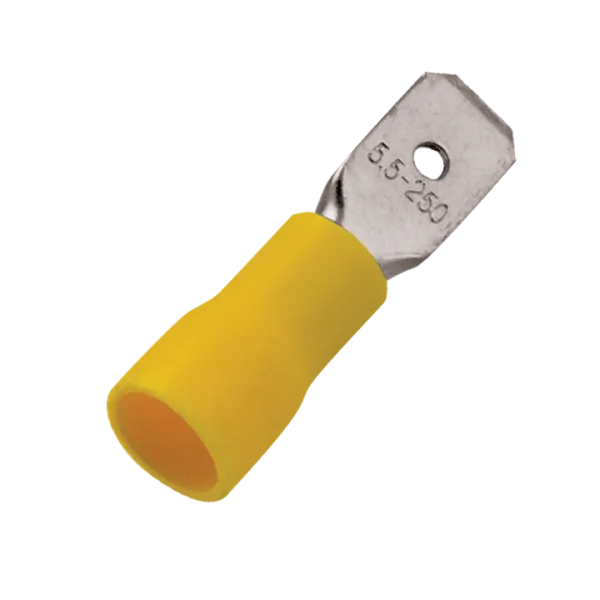 Разъем плоский "папа"РпИп 6,0-6,3 (100шт.) EKF