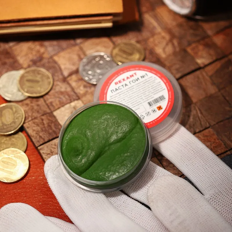 Паста ГОИ полировальная № 1, 30г, баночка REXANT - Фото 2