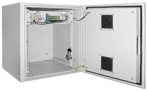 ITK Шкаф уличный навесной 19" LINEA O 12U 650x600мм IP55 металлическая дверь серый