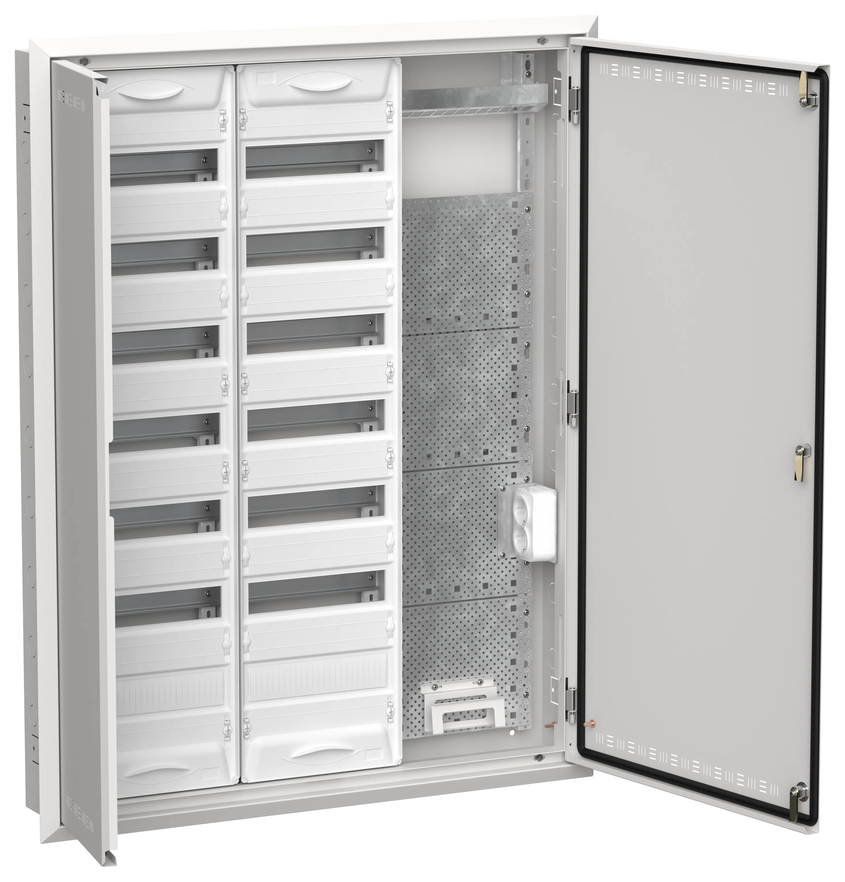 TITAN 5 Корпус комбинированный ЩРв-168 (3х84) 1130х885х130мм IP30 белый IEK TI5-51-V-3X084-30